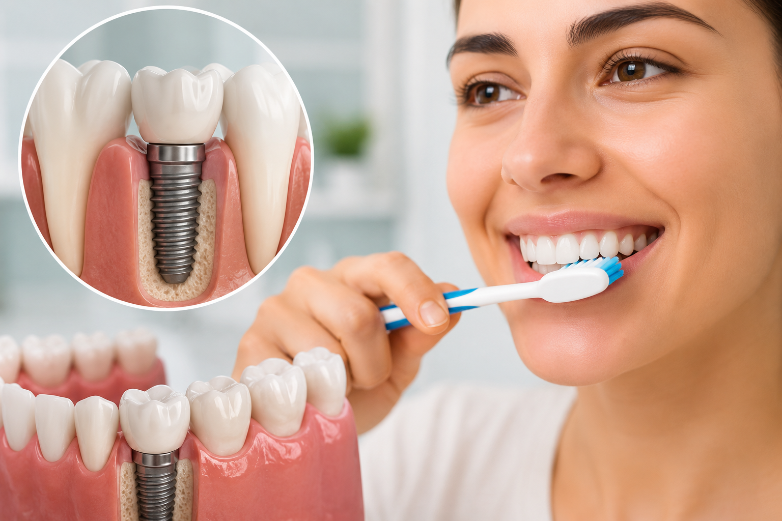 Bright Smile and Dental Implant Care