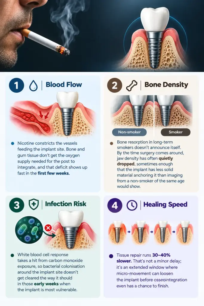 Smoking and Dental Implant Healing